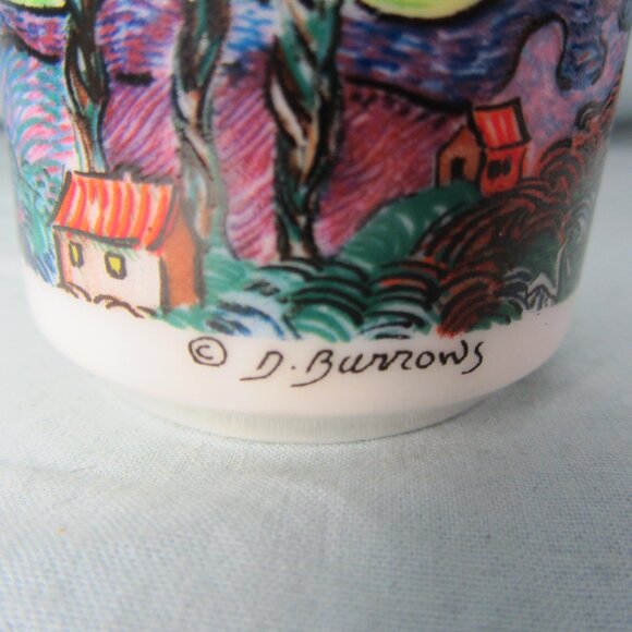 chaleur votive candle holder van gogh D. Burrows vintage (W2506) - Picture 3 of 6